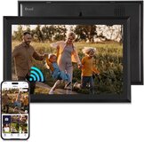 Saaf Digitale Fotolijst - 10.1" Touchscreen - Zwart - 64GB - WiFi