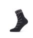 SealSkinz Waterproof Warm Weather Enkellange Sokken met Hydrostop, black/grey L | EU 43-46 2020