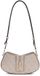 GUESS Yvonne Logo Mini Convertible Shoulder Bag Stone Logo beige