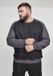 Urban Classics 2-tone Raglan Sweater/trui L Zwart/Grijs