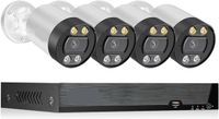 Merkloos Beveiligingscamera Systeem - Bewakingscamera Kit - Huis Beveiligen - 4K Ultra HD Resolutie - 8 Kanalen - Wit
