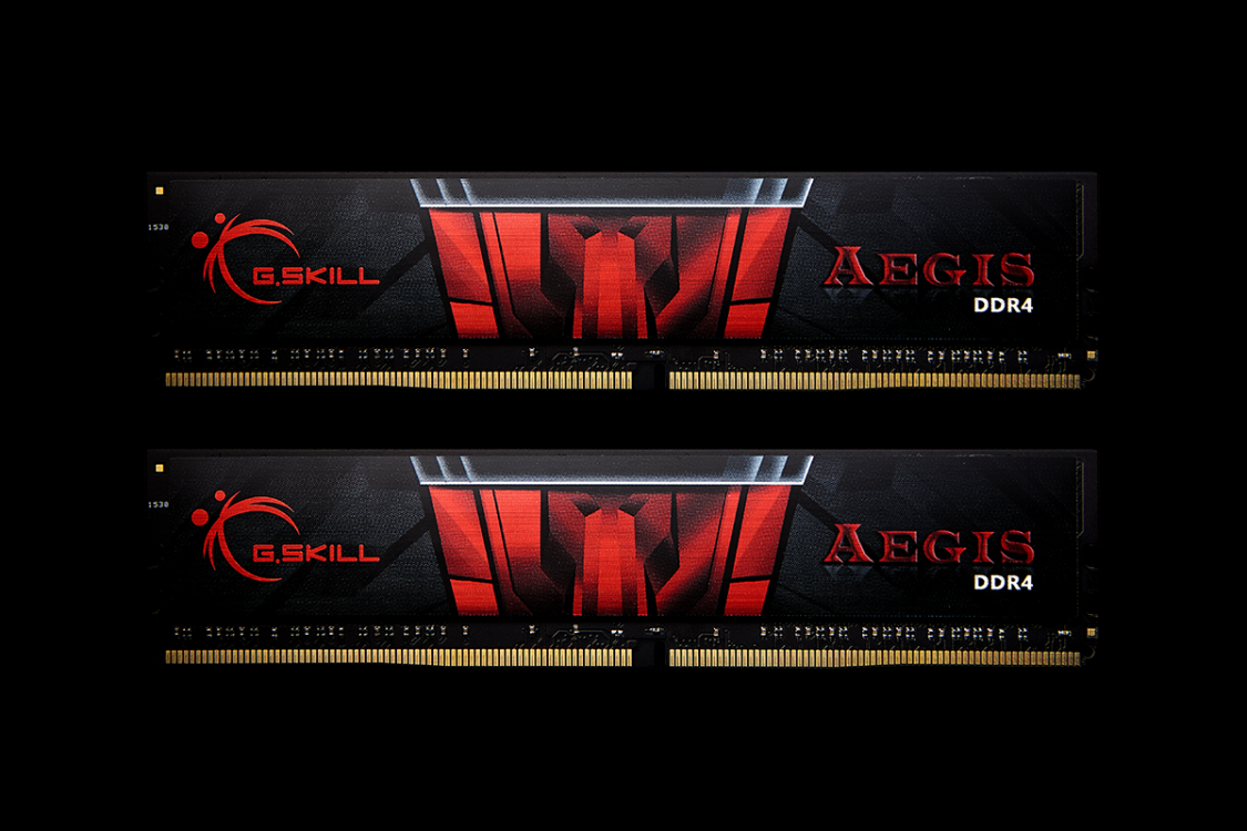 G.Skill Aegis F4-2666C19D-32GIS - DDR4 - 32GB (2x16GB) - 2666MHz