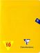 Clairefontaine 343751Cpack Mimesys Pak met 10 Geniete Schriften Geel - 17x22 cm - 48 Pagina's Grote Ruit - Wit Papier 90 g - Polypro Omslag Opaak