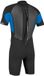 O'Neill 2026 Reactor-2 2mm Shorty Wetsuit pour hommes avec fermeture éclair dans le dos - Noir/Bleu - XLS