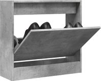vidaXL Schoenenkast - 60x21x57 cm - Hout - Grijs