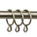 Rod Desyne 10 Count Gordijn Ringen, 1-3/8-inch, antiek messing