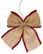 Halbach Seidenbänder Premium jute strikset, grote cadeaustrikken voor kerstdecoratie en boomversiering