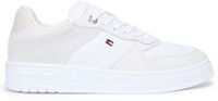 Tommy Hilfiger Th Sporty Cupsole Tu - Leren Sneakers - Dames - Wit - Maat 36