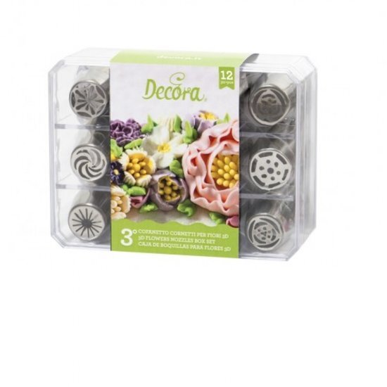 Decora Spuitmondjes 3D - Boeket - Set 3