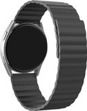 Strap-it horlogeband 22mm - Magnetisch siliconen bandje geschikt voor Huawei Watch GT 2 46mm / GT 3 46mm / GT 3 Pro 46mm / GT 2 Pro / Watch 3 / Watch 3 Pro - Polar Vantage M / M2 / Grit X / Grit X Pro - zwart - 46mm
