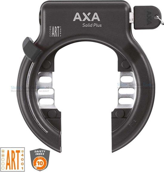 AXA Solid Plus Ringslot - Zwart - ART2 - Geschikt voor insteekketting