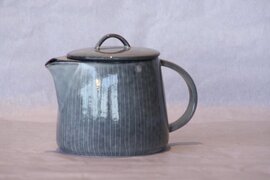 Broste Copenhagen Nordic Sea theepot 1 liter aardewerk blauw