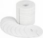 Séparateurs de taille ronds en plastique - Lot de 40 - Tri des tailles et couleurs de vêtements - Réutilisable - Blanc