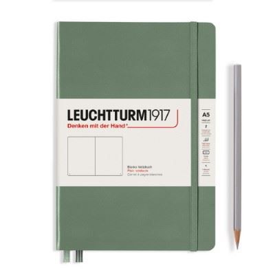 Leuchtturm Notitieboek A5 Hardcover Olive Blanko