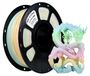 PLA+ Filament, 1,75 mm, Couleur arc-en-ciel, bobine de 1 kg, adapté aux imprimantes FDM