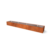 Geroba Taula cortenstaal watertafel 4000x600x400 mm