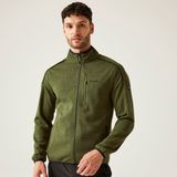 Regatta Fleece Heren Hiking Zip-up Met Zijzakken Groen