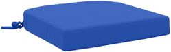 vidaXL Zitkussen SOEST 100% Polyester Koninklijk Blauw 45 x 45 x 7 cm