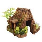 Nobby Aqua Ornaments HOUTEN met planten 14 x 13,7 x 10,5 cm