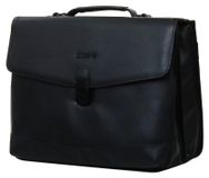 Sacoche d'ordinateur portable Oran - Noir avec organisateur et bandoulière