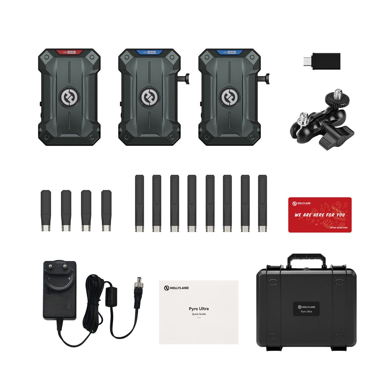 Hollyland Pyro Ultra 1TX & 2RX Wireless Video Transmission System