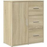 Buffet Meuble de rangement Chêne Sonoma 60x31x70 cm Bois d'ingénierie