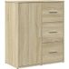 Buffet Meuble de rangement Chêne Sonoma 60x31x70 cm Bois d'ingénierie