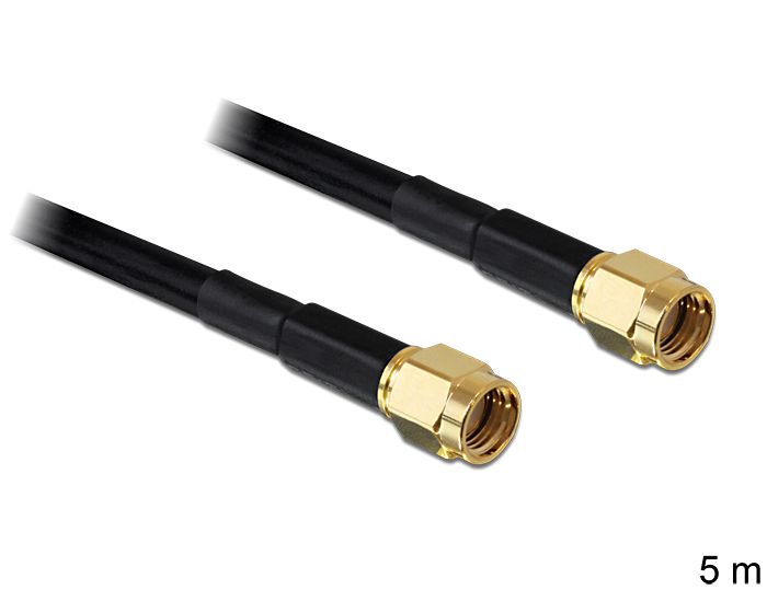 DeLOCK RP-SMA - RP-SMA Kabel - 5m