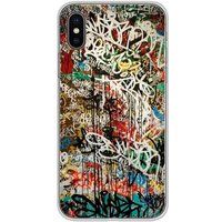 1001 coques Apple iPhone X/XS Graffiti 1 Bedrukt Siliconen Hoesje