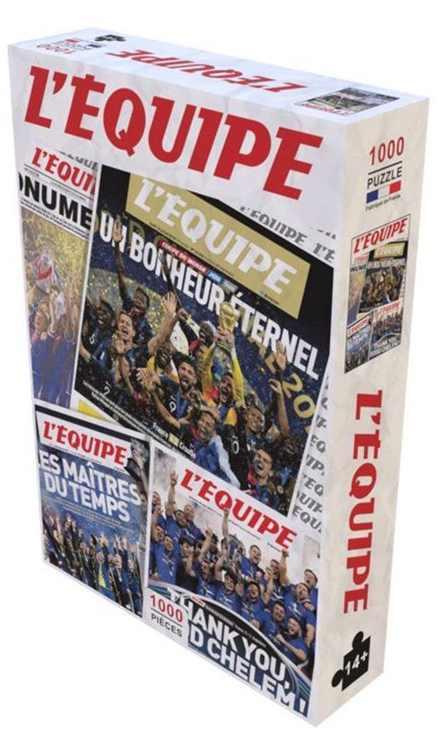 L'equipe L'Équipe Legpuzzel Voetbal Collage 1000 stukjes