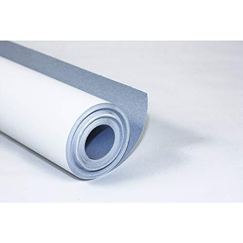 Clairefontaine 34161C rol kleurpapier (120 g, 10 x 1 m, ideaal voor groepsactiviteiten) 1 rol wit/blauw