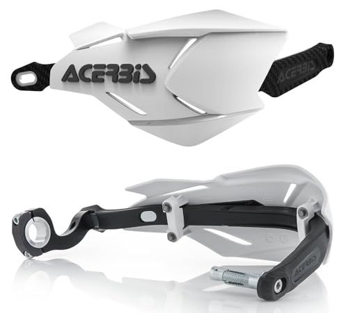 Acerbis X-Factory Prot Handjes, Wit/Zwart, Eén Maat EU