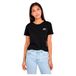 ALPHA INDUSTRIES Basic T-shirt voor dames, Small Logo Wmn, zwart.
