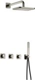 Hotbath Gal IBSGL70 inbouw regendoucheset thermostatisch met 2 stopkranen