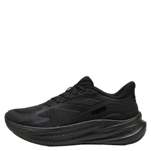 Puma MaxStride Lite mesh hardloopschoenen - zwart