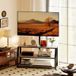 Meuble TV avec support pour écrans jusqu'à 183 cm, meuble TV avec 2 étagères ouvertes, 110x43x150 cm, gris