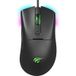 HAVIT Souris Gaming Filaire USB MS966, RGB, 800 DPI - 12000 DPI, 1,6 m, Noir