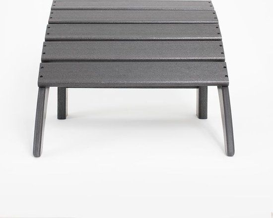 Sissy-Boy Zwarte fanback chair voetenbankje