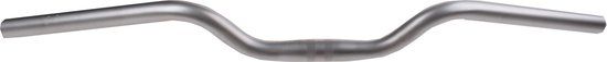 Ergotec M-bar M 39 Mm 16º Grip 190 Mm Stuur Zilver 25.4 mm / 700 mm