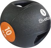 Sveltus Medicine Ball Dubbele Grip 10 Kg Zwart