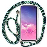 Behuizing Cool Behuizing voor Samsung G970 Galaxy S10e groen koord