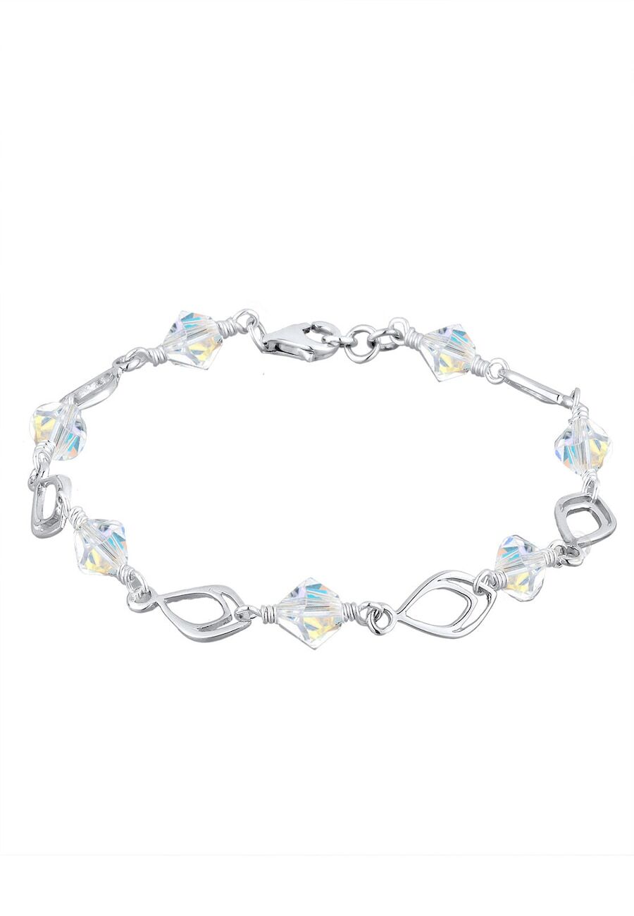 Elli Elli Elli Armband Dames Veren Filigraan met Kristallen in 925 Sterling Zilver Armbanden