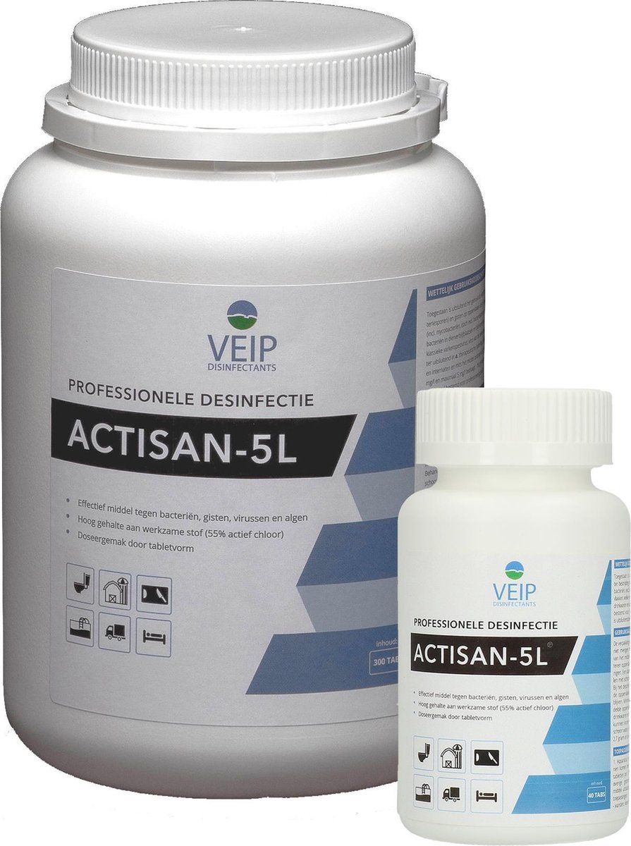 Actisan VEIP 5 Liter - Chloortabletten - 8712721903011