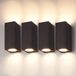 HOFTRONIC 4x Selma Wandlamp Zwart