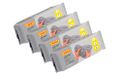 Jovi Air Dry modelleermassa, gebruiksklaar, luchtdrogend, op basis van natte klei, 1 kg grijs, 4-pack