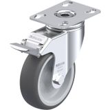 Blickle LKPA-PATH 101G-FI Zwenkwiel met rem Wieldiameter: 100 mm Draagvermogen (max.): 120 kg 1 stuk(s)