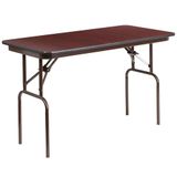 Flash Furniture 24'' x 48'' Rechthoekige Mahonie Melamine Laminaat Vouwbanket Tafel