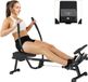 SPORTNOW Roeimachine - Staal - 138x62x50cm - Zwart