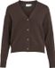 VILA VIRIL V-NECK KNIT CARDIGAN - NOOS - Dames - Cardigans - L - Coffee Bean