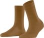 FALKE Fable Estate eenkleurig wol sokken dames geel - maat 35-38